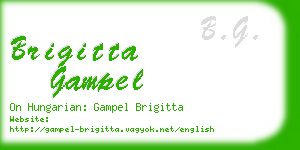 brigitta gampel business card